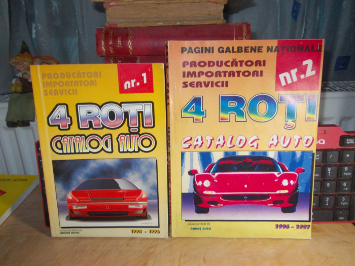 4 ROTI : CATALOG AUTO , NR. 1 / 1995-1996 + NR. 2 / 1996-1997