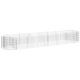 Cumpara ieftin Strat inaltat gabion, 400x100x50 cm, fier galvanizat