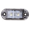 2 LED 24V Lampa Gabarit Alb Fata