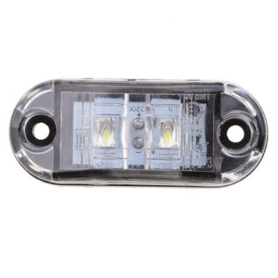 2 LED 24V Lampa Gabarit Alb Fata foto
