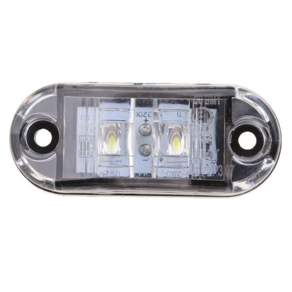 2 LED 24V Lampa Gabarit Alb Fata