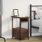 vidaXL Dulap de noapte Stejar brun 60 x 30 x 61 cm Lemn compozit 859599