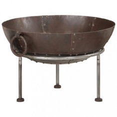 vidaXL Vatră de foc, 55x55x38 cm, fier 351638