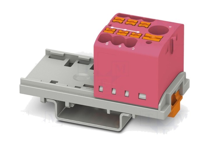 Conector de șine 24A 690V push-in