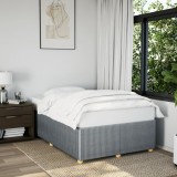 VidaXL Cadru de pat fără saltea țesătură gri deschis 120x190 cm 3284921