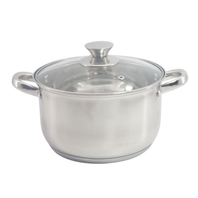 Cratiță cu capac Rosberg R51210L22, 22 cm, 4,5 l, Inducție, Inox foto