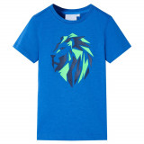 Tricou pentru copii, albastru, 140 GartenMobel Dekor, vidaXL