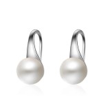 Cumpara ieftin Cercei argint 925, JW955, model perla, placati cu rodiu