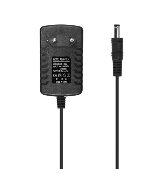 Adaptor Alimentare Banda LED 12V 2A cu priza EU, Conector 5.5 x 2.5 mm