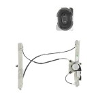 Macara geam usa fata cu motoras RENAULT MEGANE II (M), 11.2002-10.2008, model cu 3 usi, fara functie confort, partea dreapta, fara functie comfort,