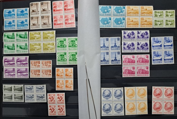 Uzuale 1967 - Serii in blocuri de 4 - Lp 662, 663