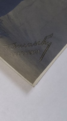 FOTOGRAFIE ANII 20 TIP CARTE POSTALA - ATELIER BARASCHY BUCURESTI foto