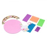 Set Artizanat Spumă, Talisman Vise Lebădă, Multicolor, Componente 3D, Oem