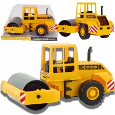 Jucărie vehicul de construcții cu &icirc;ncărcător frontal și cupă mobilă din ABS, vehicul de construcții, 3+