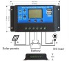 Controler solar PWM 12 24V 30A mini dual USB