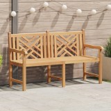 vidaXL Bancă de grădină Maro 150 x 60 x 90 cm Lemn masiv de tec