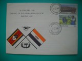 HOPCT PLIC S NR 822 INAUGURARE CALEA FERATA -FEROVIARA-MPAKA -KOMATIPOORT 1986 SWAZILAND / ESWATINI -- AFRICA -NECIRCULAT