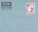 FILATELIE TEMATICA - PLIC ESWATINI TEMATICA AVION AVIOANE AVIATIE AIRMAIL AEROGRAMA FAUNA CERB