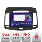 Navigatie Hyundai Elantra 2007-2011 B-2009 Android Ecran QLED octa core 4+64 carplay android auto KIT-2009+EDT-E309V3