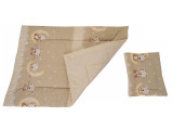 Lenjerie Bear On Moon Beige M2 4+1 piese 120x60, MyKids