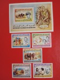 MAURITANIA, PREMIAȚI NOBEL - COLIȚĂ + SERIE COMPLETĂ MNH, Nestampilat