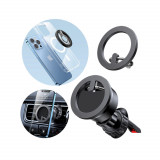 Kit Suport Auto Ring pentru telefon JoyRoom JR-ZS294 Negru