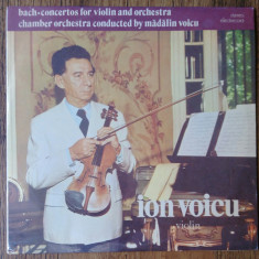 LP Ion Voicu ‎– Bach Concertos For Violin And Orchestra