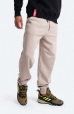 Alpha Industries pantaloni de trening din bumbac culoarea bej, uni 118365.627-beige