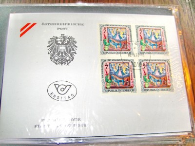 B963-I-Filatelie Timbre Album AUSTRIA FDC 1992 100 bucatia deosebite. foto