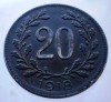 1.965 AUSTRIA WWI 20 HELLER 1918, Europa, Fier