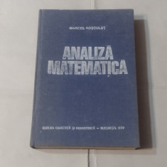 MARCEL ROSCULET - ANALIZA MATEMATICA