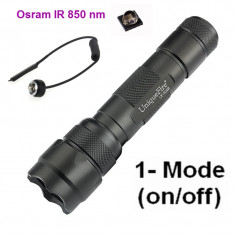Lanterna Infrarosu cu Led OSRAM IR 850nm - 1 Mod de iluminare foto