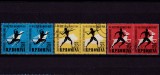 Cumpara ieftin RO 1957 , LP 439 ,&quot;Campionatele Int. de Atletism&quot;-serie pereche stampilata