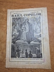 revista pentru copii religioasa - raiul copiilor - din 5 octombrie 1947 - revista romano-catolica