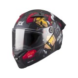 Cumpara ieftin Casca integrala Axxis Fenix Hoplita B5 rosu lucios &ndash; tip viziera: MT-V-31B &ndash; DKS429 XL (61/62cm)
