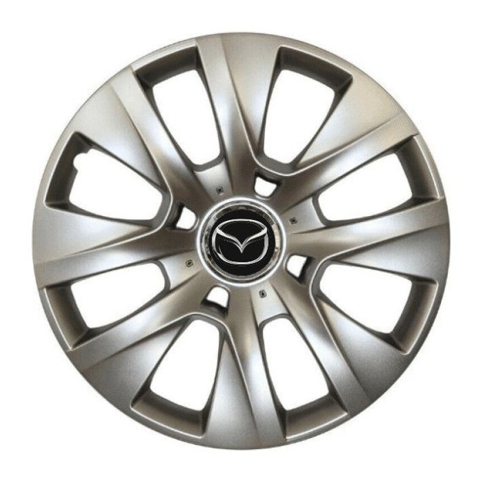 Set 4 Capace Roti Autohelix MSA&reg; R15, Potrivite Jantelor de 15 inch, Pentru Mazda, Model 334