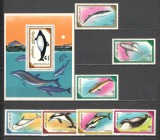 Mongolia.1990 Fauna marina-Balene si delfini MM.269