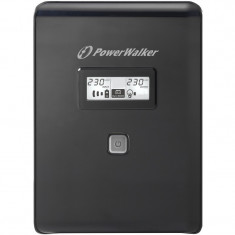 UPS line interactiv PowerWalker, 2200VA/1200W, iesire 2 x Shuko+2XxIEC, baterie 2x12V/7Ah foto