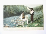 Salutări din Romania,carte poștală circulata 1905