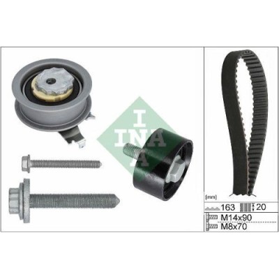 Kit distributie Audi A1 Allstreet (Gbh), A1 City Carver (Gbh), A1 Sportback (Gba), A3 (8v1, A3 Cabriolet (8v7, A3 Sedan (8vs, A3 Sedan (8ys, A3 Sport foto