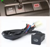 Buton Incarcator si cabluri adaptoare USB tip C 12v Type C PD Auto Charging Outlet Power Adapter VW Golf 6 Jetta 5 MK5 etc, Bmw
