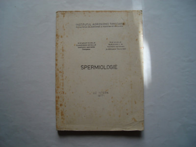 Spermiologie - Gluhovschi Nicolae, Buruiana L.M. foto