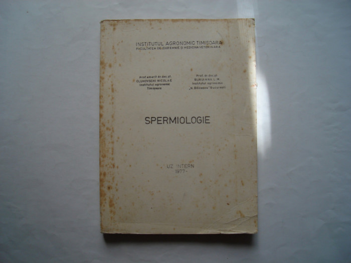 Spermiologie - Gluhovschi Nicolae, Buruiana L.M.