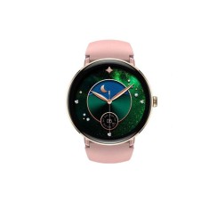 Zeblaze Lily 2 , Smartwatch Femei 1.2, AMOLED, Apeluri Bluetooth, Asistent Vocal, HR, SpO, , Somn, 100+ Sporturi, Curea Silicon + Otel, FitCloudPro