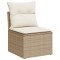 Patio Sofa Set 6-Locuri Beige - 3