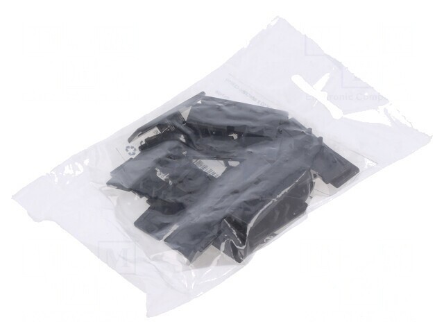 Obturator Negru pentru Profile LED, 20 Buc.