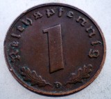 2.735 GERMANIA 1 REICHSPFENNIG 1938 D, Europa, Bronz