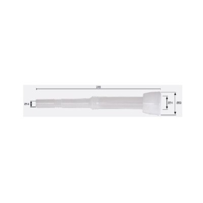 EMT. Manson lung din silicon pentru bovine EMT3111-7 foto