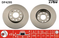 TRW DF4295 Disc frana foto