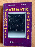Matematici economice generale- C.Dochitoiu, A.Matei